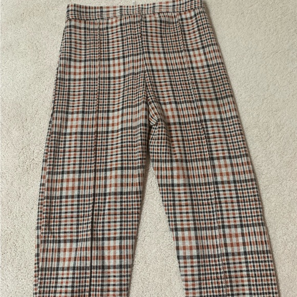 Free People Plaid Skinny Pants - Picture 5 of 6